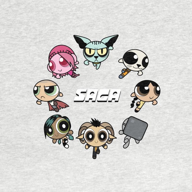 Saga Cartoon Mash Up by bovaart